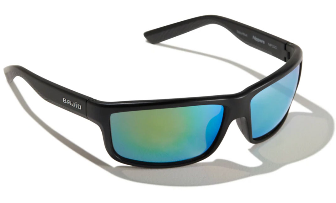 P-21836_Bajio_Polarisationsbrille_Nippers_Black_Matte_Green_Mirror_Glass_1 Bajio Polarisationsbrille Nippers - Black Matte (Green Mirror Glass)