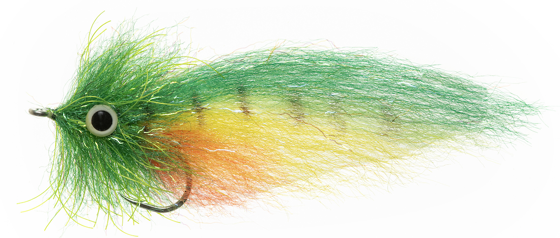 P-28796_Enrico_Puglisi_Amazon_Rattle_Streamer_Orange_Chartreuse_Yellow_ Enrico Puglisi RATTLE STREAMER AMAZON - GREEN / CHARTREUSE / ORANGE / YELLOW - #4/0