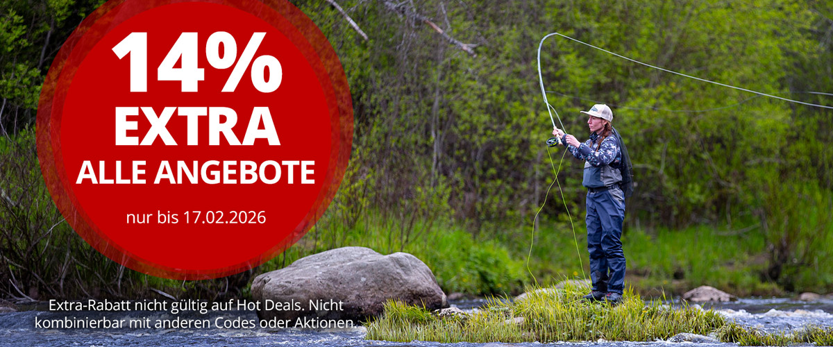 14% EXTRA auf alle Angebote bis 17.2.