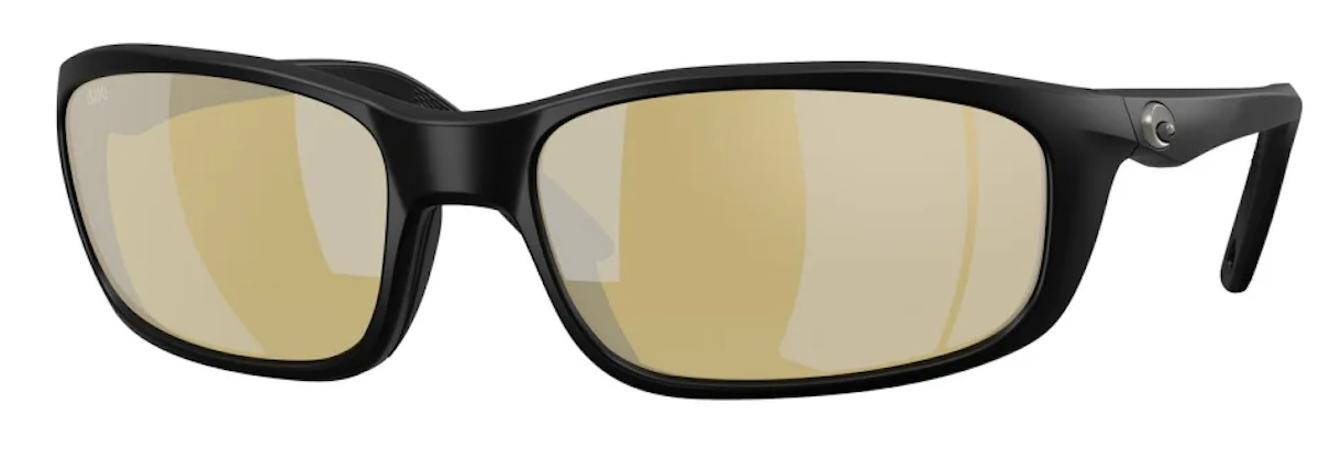 Costa Polarisationsbrille Brine II Matte Black Sunrise Silver Mirror 580G