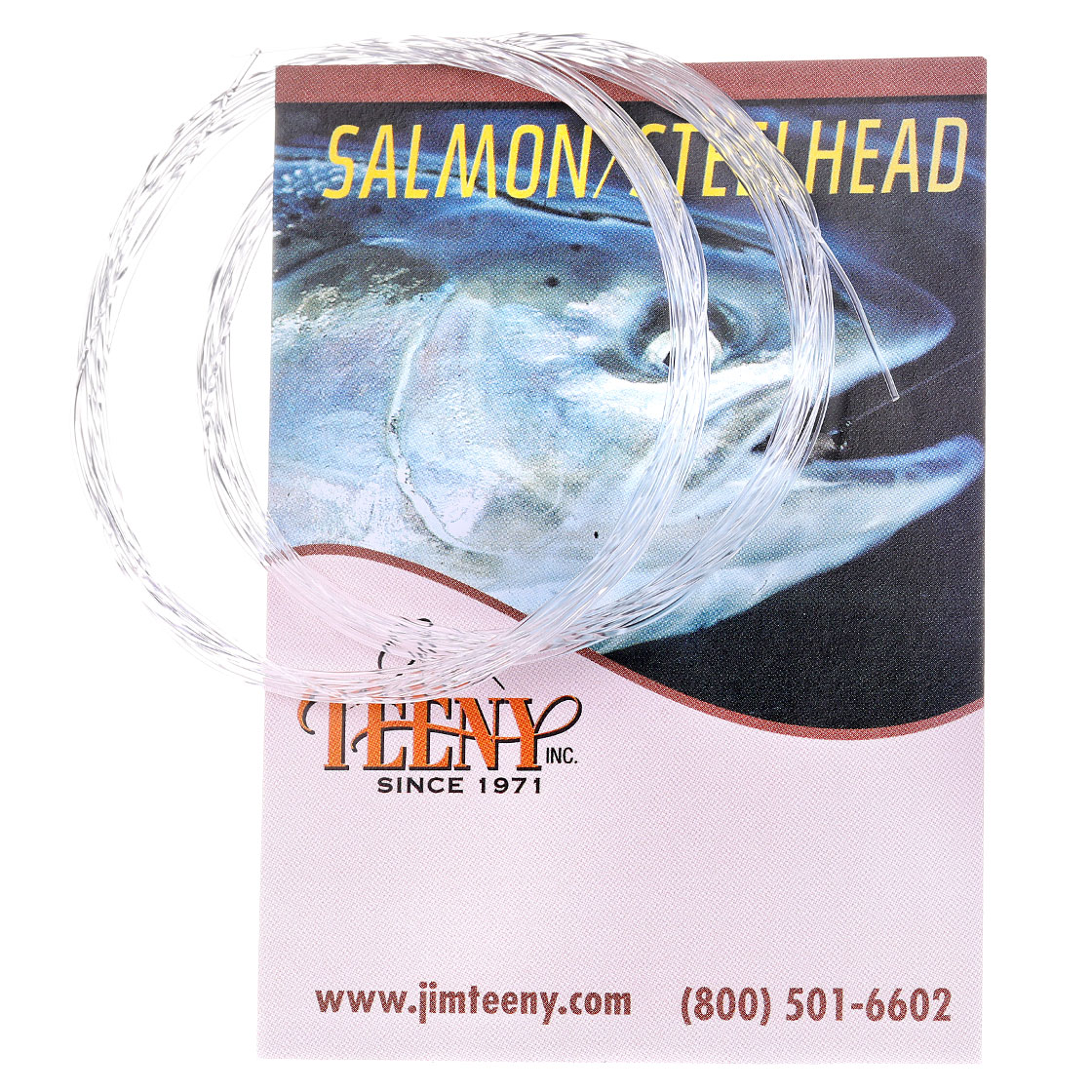 Jim Teeny Salmon/Steelhead Tapered Leader Vorfach 9 ft. 2er Pack