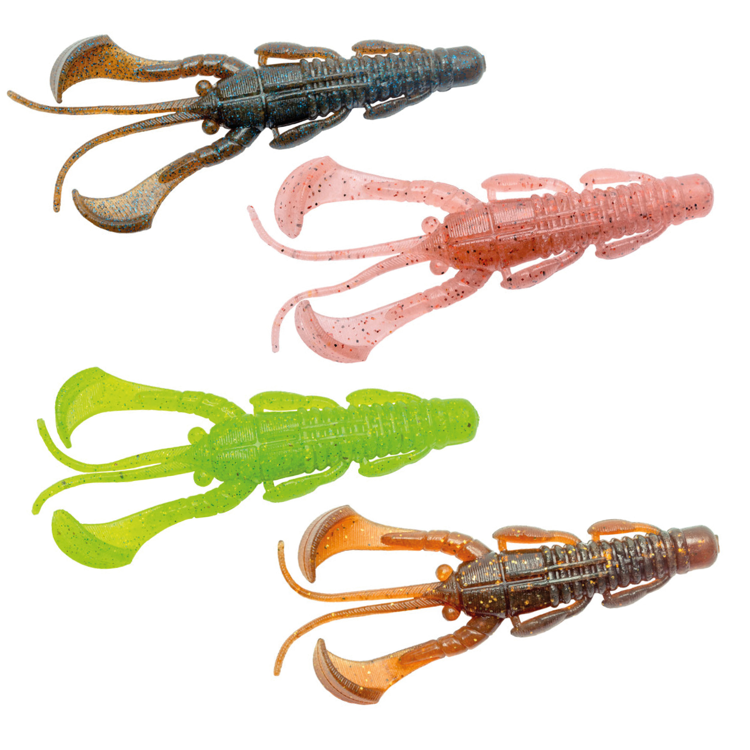 Noike Smokin Dad 3" Creatures Bait Action Craw Gummikrebs