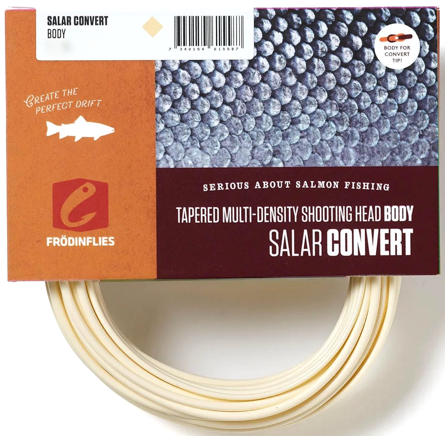 Frödin Salar Convert Short Spey Singlehand Shooting Head Floating Schusskopf