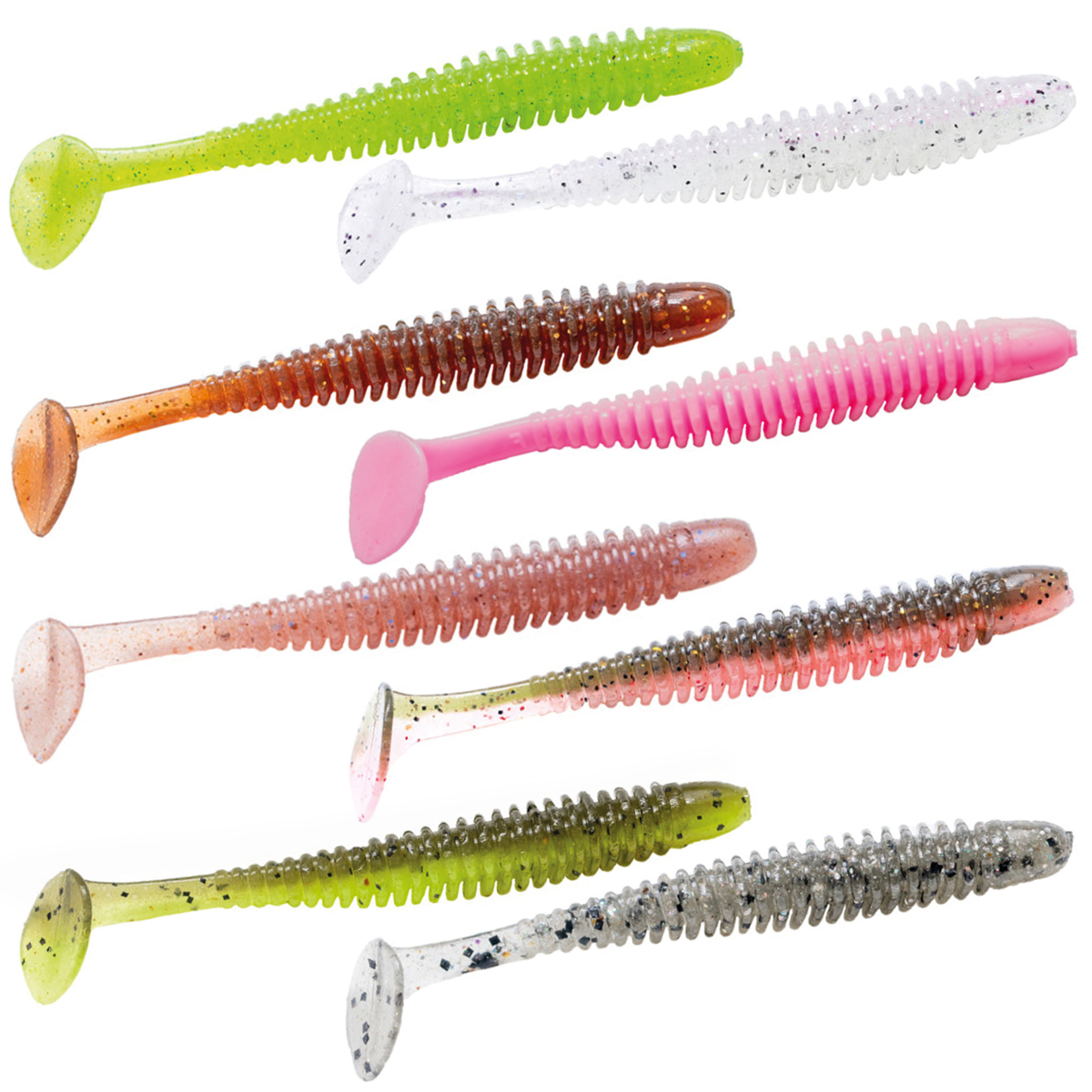 Noike-Wobble-Shad-Softlure-Titel-4inch Noike Wobble Shad 4" 6er Set