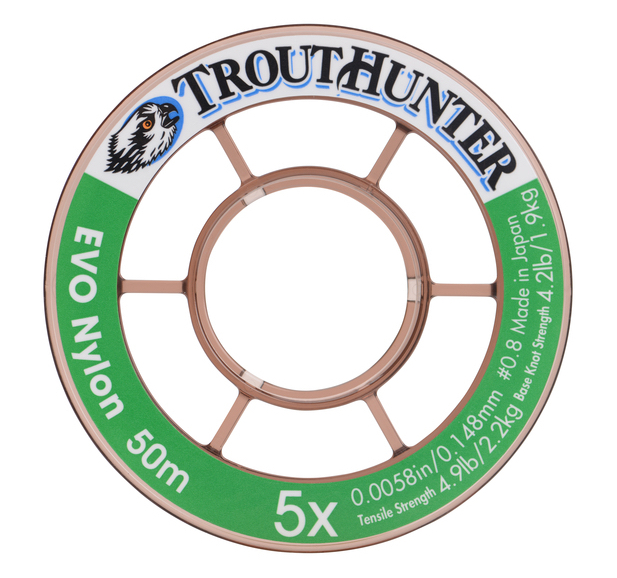 Trout Hunter EVO Nylon Tippet auf Spule