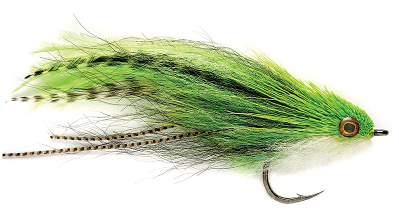 Fulling Mill Salzwasserfliege - Slater's Half and Half Baitfish Chartreuse