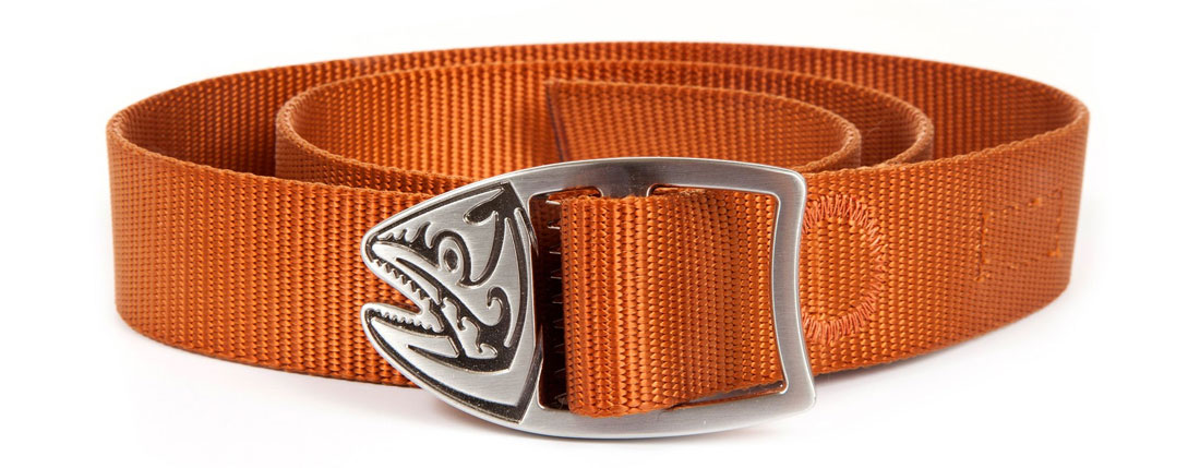 fishpond_trucha_webbing_belt_burnt_orange Fishpond Trucha Webbing Belt Gürtel burnt orange