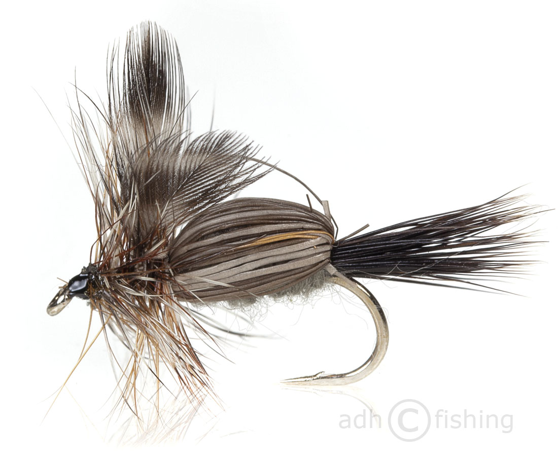 Fulling Mill Trockenfliege - Humpy Adams