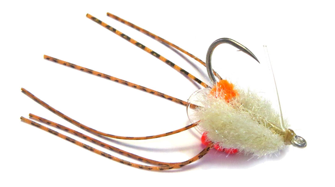 Fishient H2O Salzwasserfliege - Rolling Bead Box Crab tan