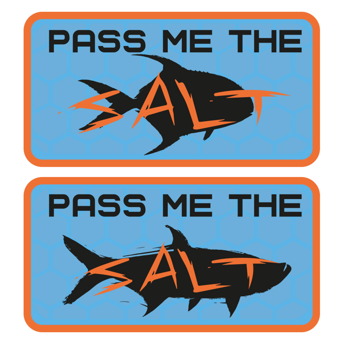 Vision Pass Me The Salt 2 Stickers Rectangular 7,5x4 cm Aufkleber