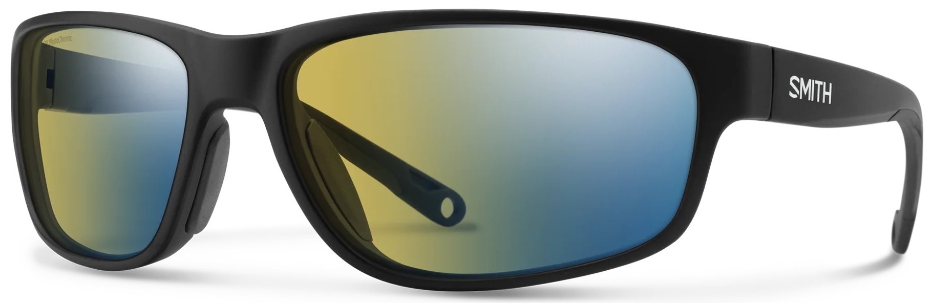 Smith Optics Polarisationsbrille Redding 2 Matte Black Polarchromic Yellow Blue Mirror