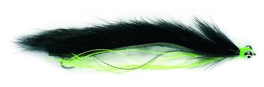 Fulling Mill Streamer - Black Snake Zonker