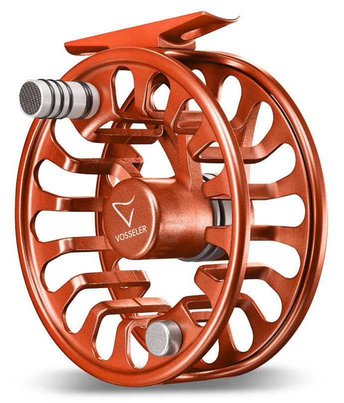Vosseler Air One Fliegenrolle orange