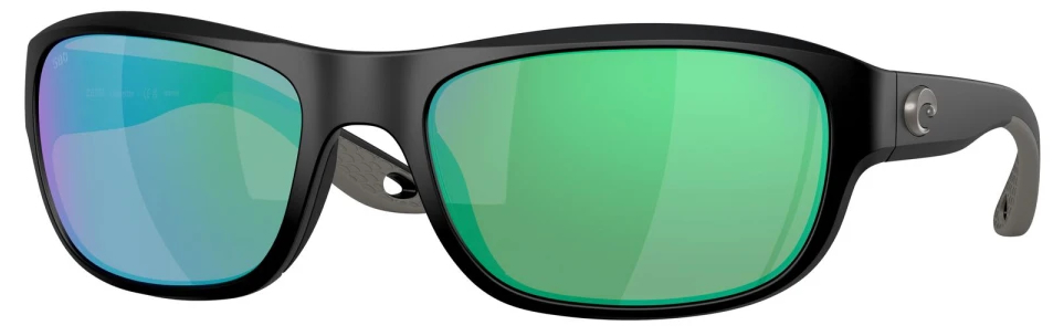 Costa Polarisationsbrille Clipperton Matte Black (Green Mirror 580G)