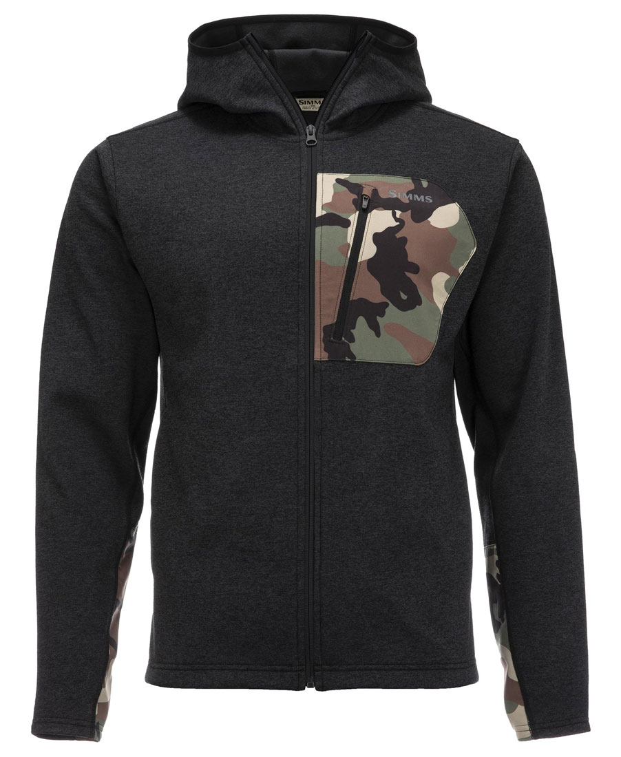 Simms CX Hoody Kapuzenpullover black heather