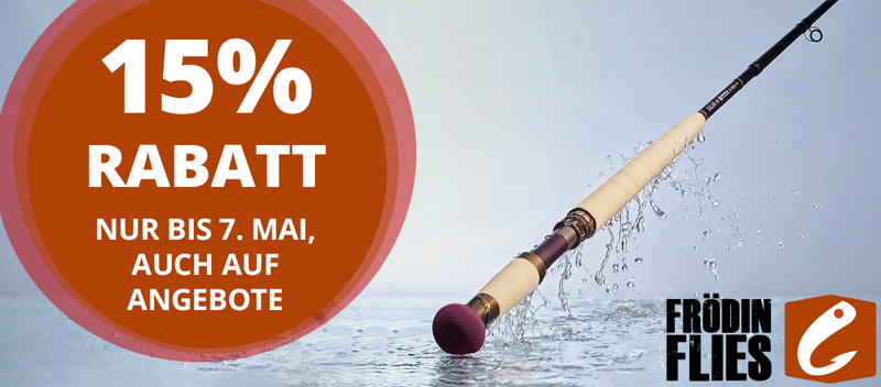 Frödin Flies: 15% Rabatt bis 7.5.