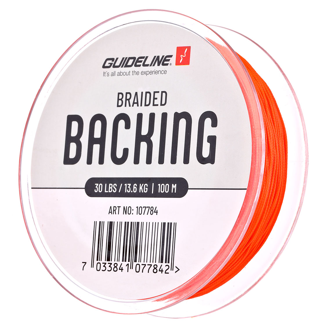 P-23786_guideline_backing_30lbs_orange Guideline Braided Backing 30 lbs orange