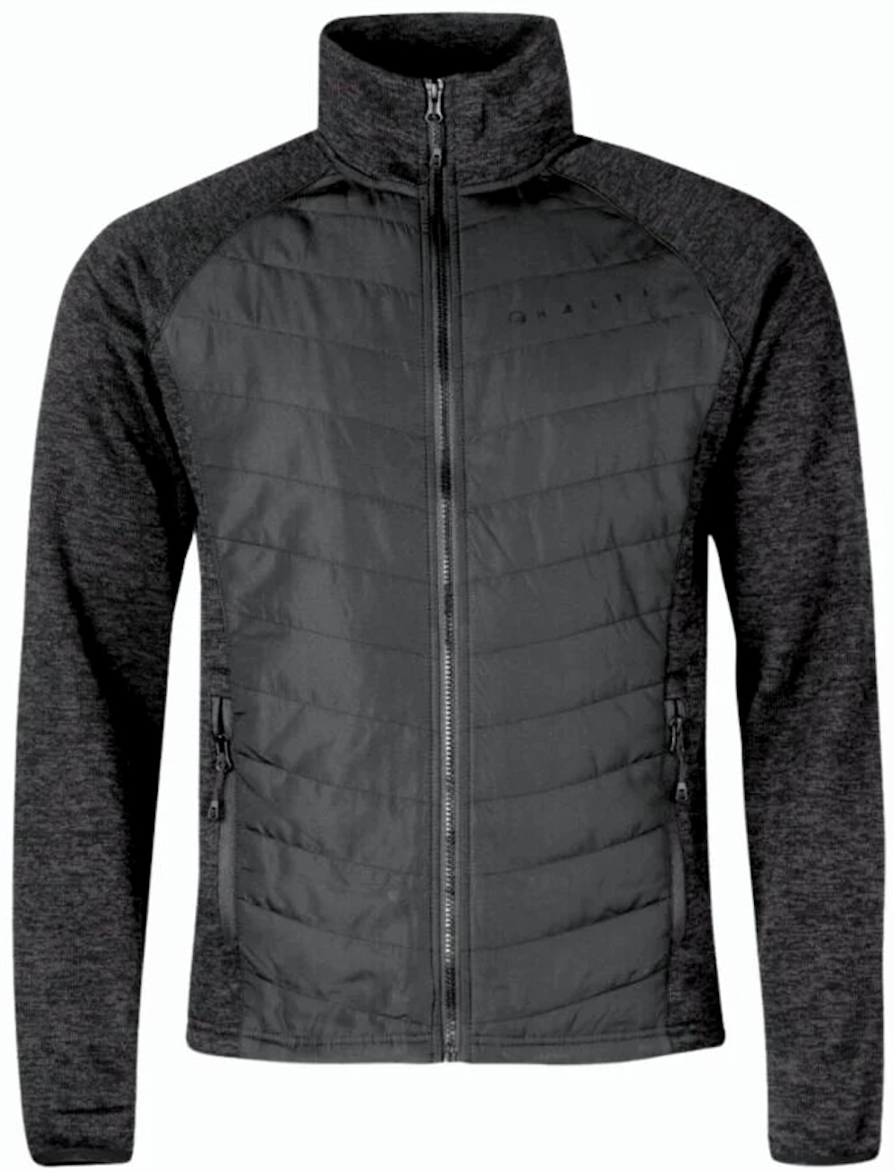 Halti Streams Hybrid Knit Layer Jacket Black Melange