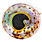 rainbow orange hoop