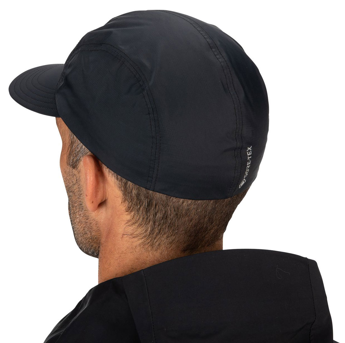 Simms_Flyweight_Gore-Tex_Paclite_Cap_Schirmmutze_black_4