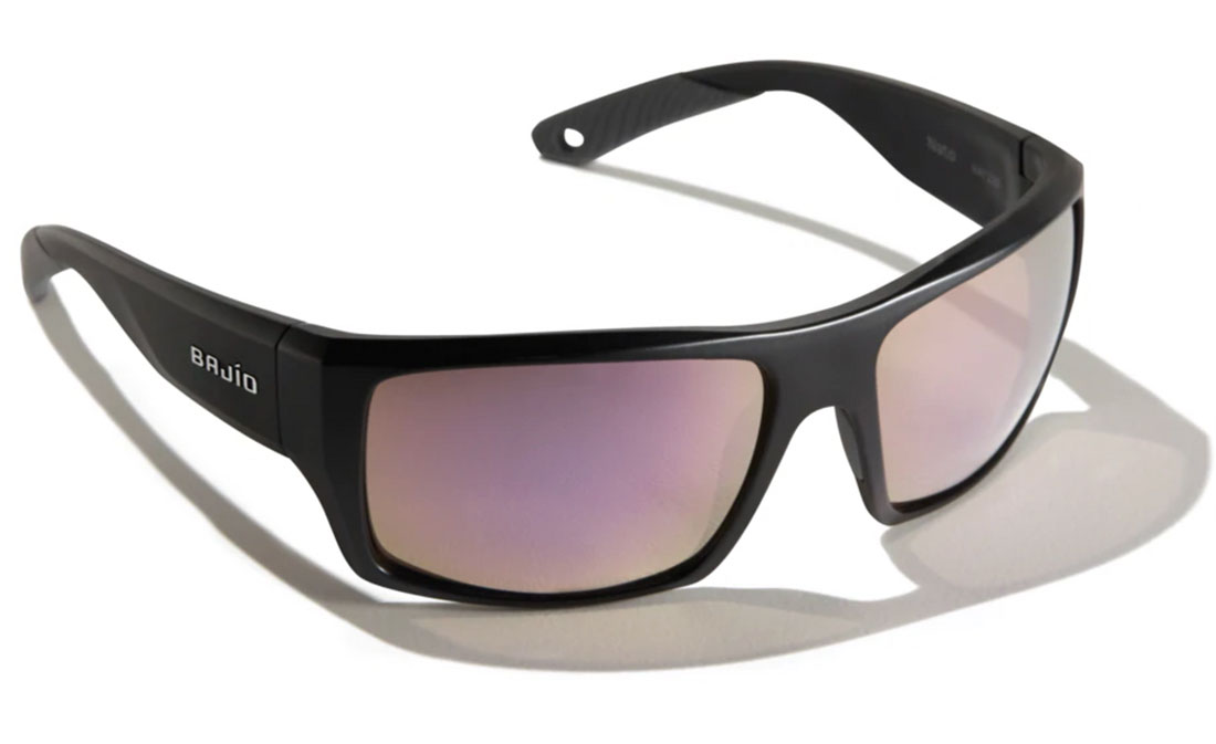 Bajio Polarisationsbrille Nato - Black Matte (Rose Mirror PC)
