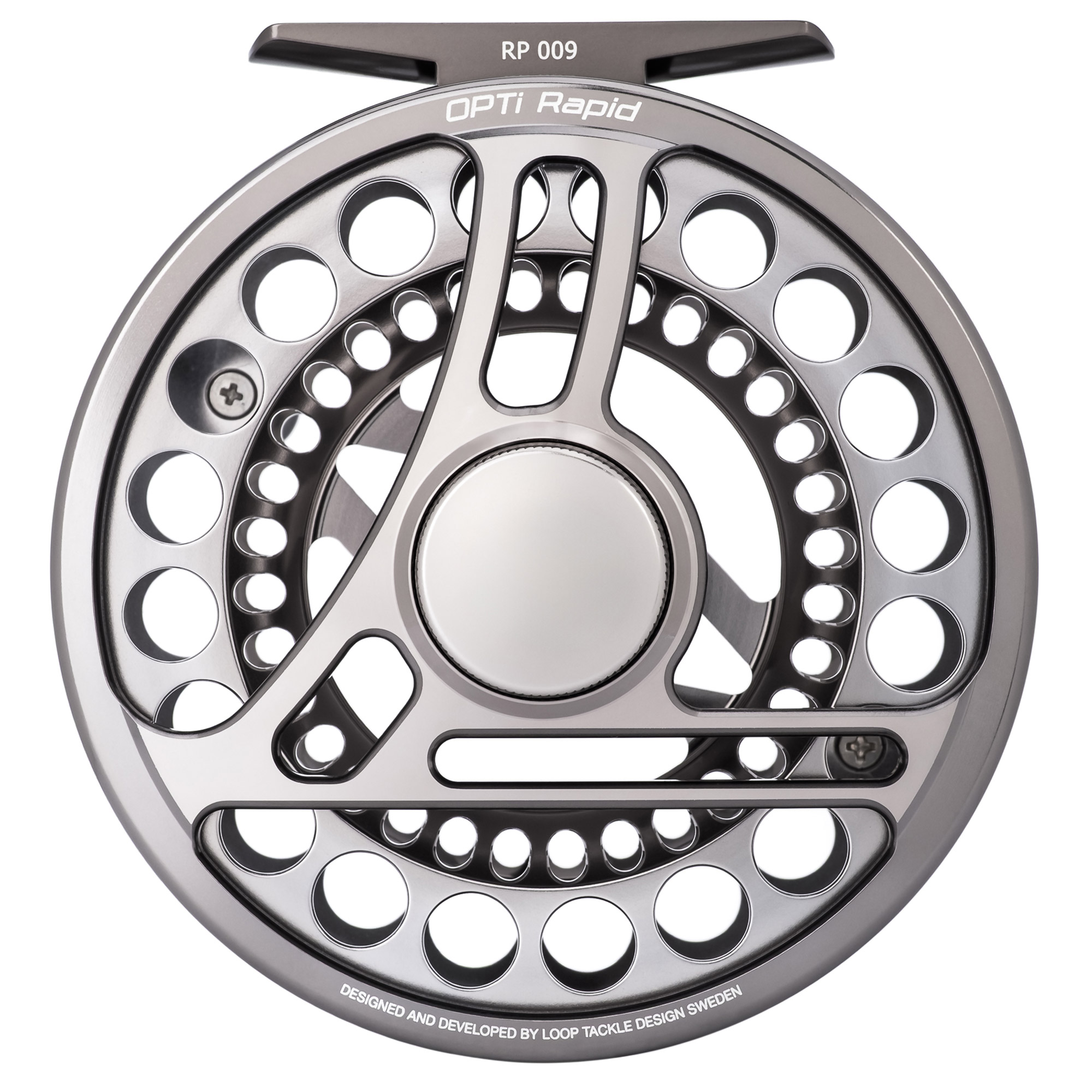 Loop OPTI Rapid Limited Edition Fliegenrolle Mist Silver