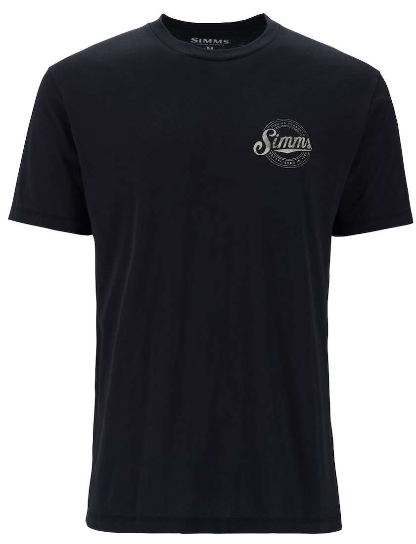 P-28408_Simms_Circle_T-Shirt_Black_2 Simms Circle Lockup T-Shirt Black