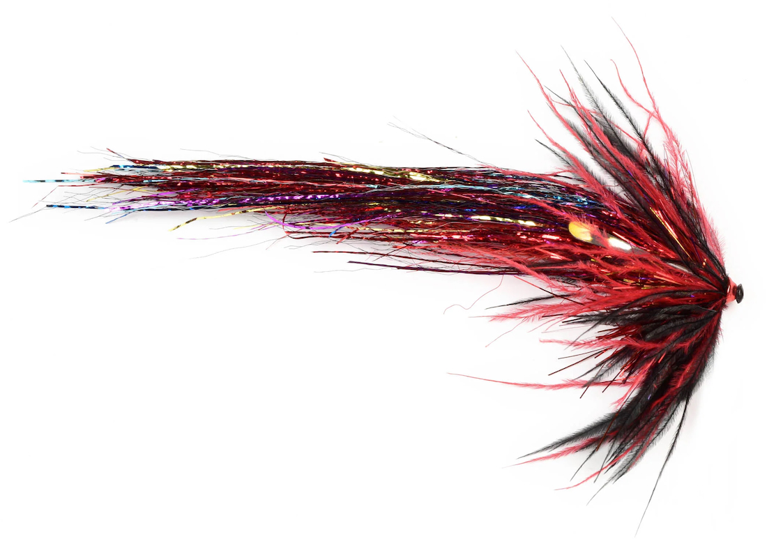 P-25349_Frodin_Flies_Flash_wing_Series_Octopuzzy_red_ Frödin Flies Tubenfliege Flash Wing Series - Octopuzzy Red