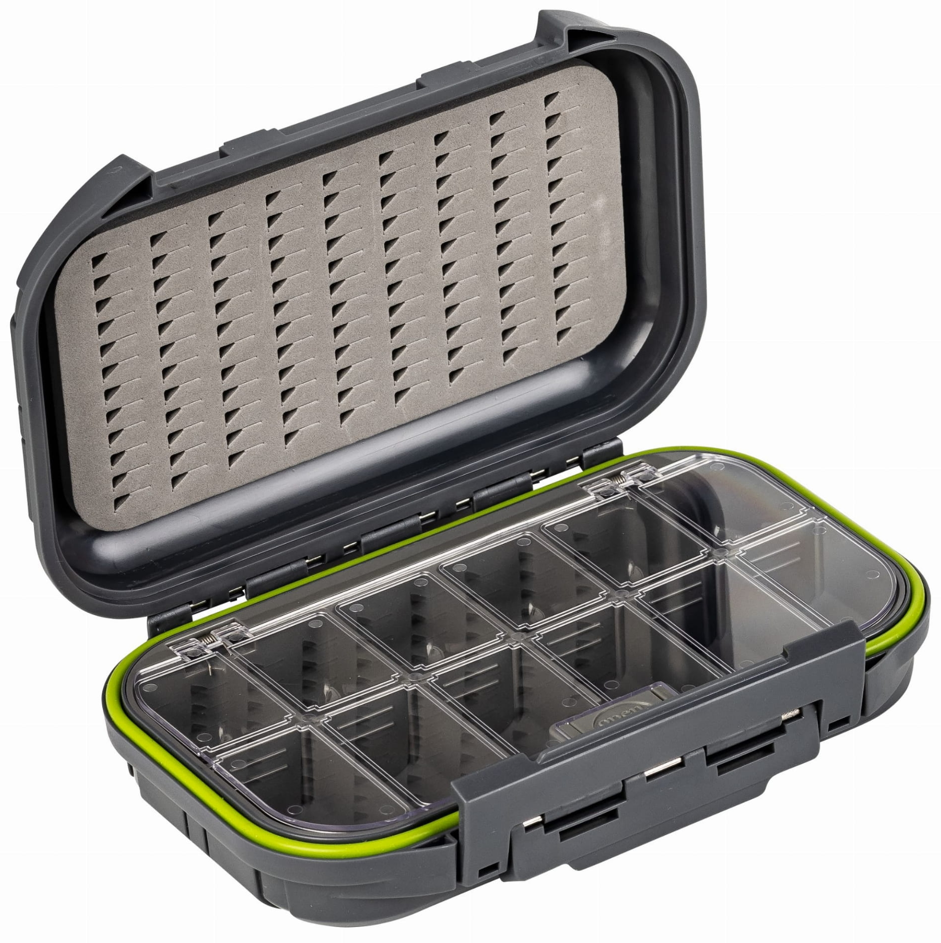 Traper Dryfly Box Compartments Waterproof 170 x 110 x 45mm Fliegendose für Trockenfliegen
