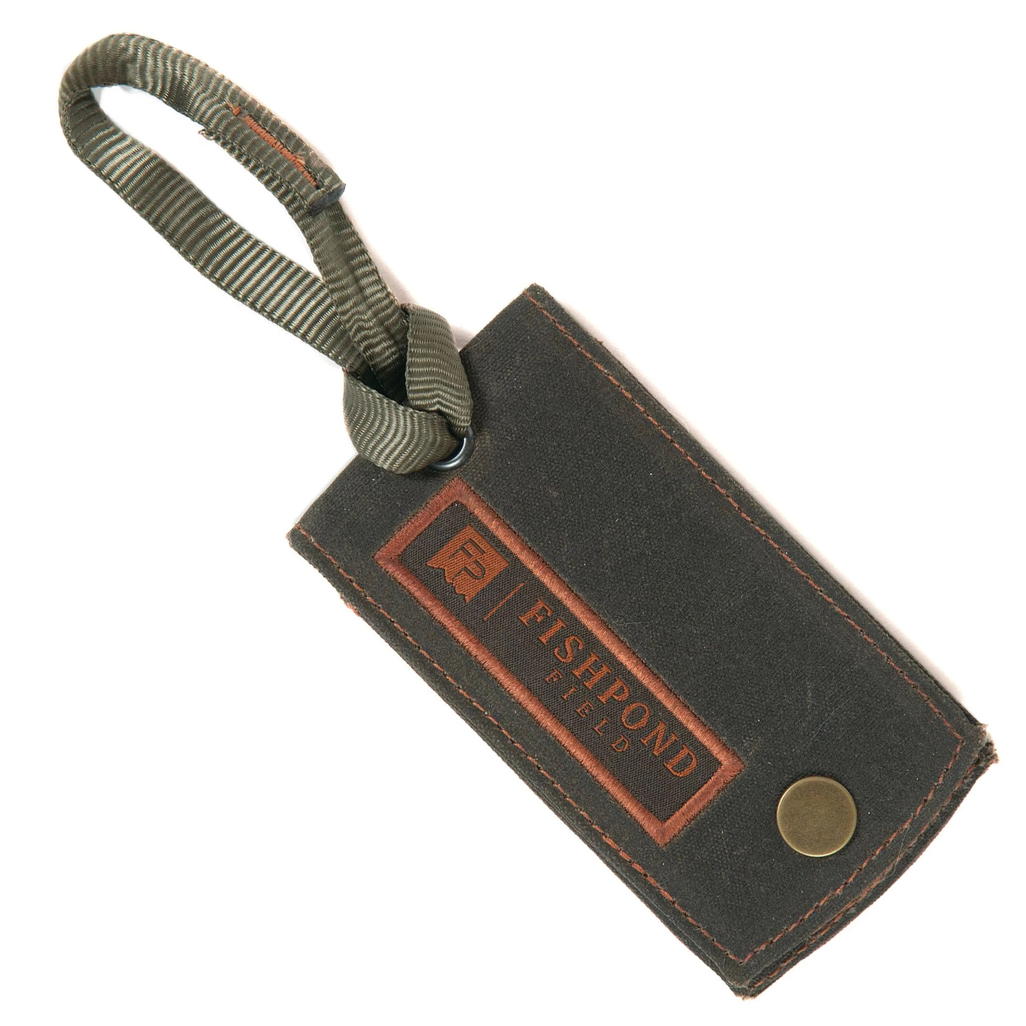 Fishpond Field Luggage Tag- Peat Moss
