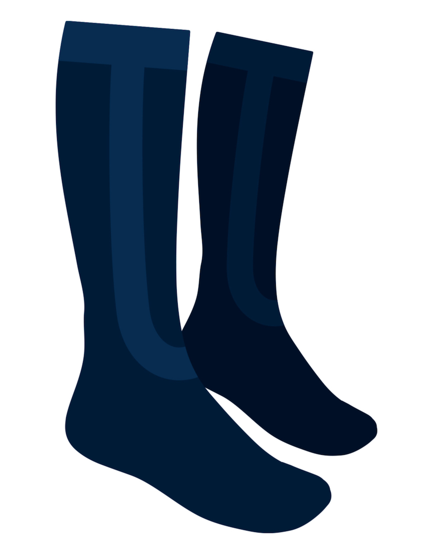 Loop Merino Warm Wading Sock Watsocke navy petrol
