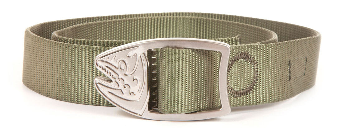 Fishpond Trucha Webbing Belt Gürtel sage green