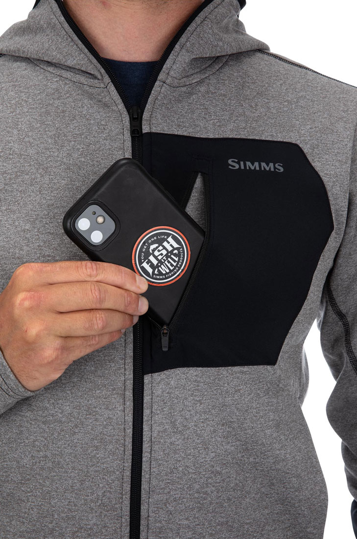 Simms_CX_Hoody_Kapuzenpullover_black_heather_5 Beispielbild (andere Farbe)