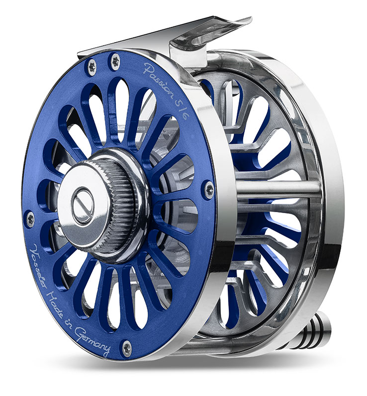 Vosseler Passion Alu Fliegenrolle blau