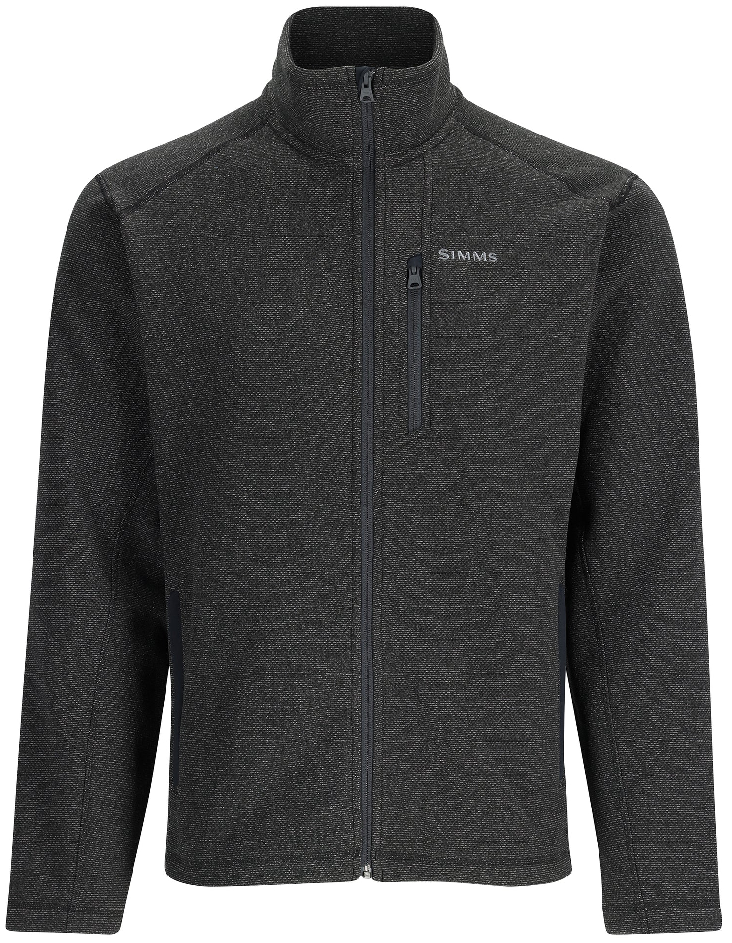 P-24785_Simms_Rivershed_Full_Zip_Black_Heather_ Simms Rivershed Full Zip Pullover black heather