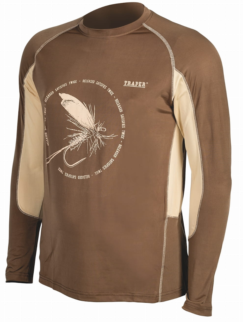 P-26480_Traper_Sun_Shirt_Sonnenschutz_Dryfly_Honey_ Traper Sun Shirt Dryfly Sonnenschutz honey