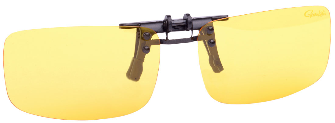 Gamakatsu Aufsteck-Polarisationsbrille G-Glasses Clip On Amber