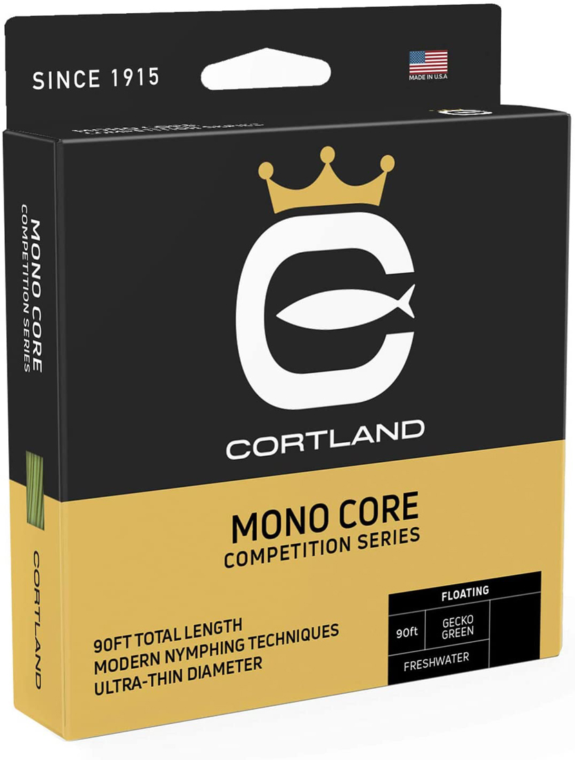 Cortland Euro Nymph Mono Core DT Fliegenschnur gecko green