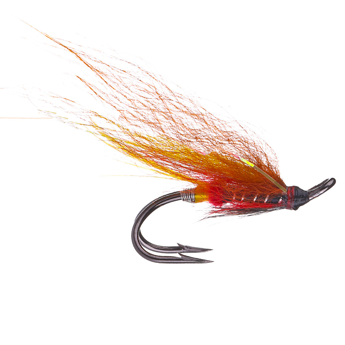 Superflies Lachsfliege - Black Doctor Black Double