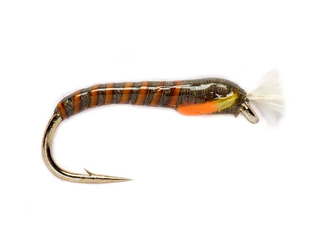 Fulling Mill Nymphe - Two Tone Buzzer Olive