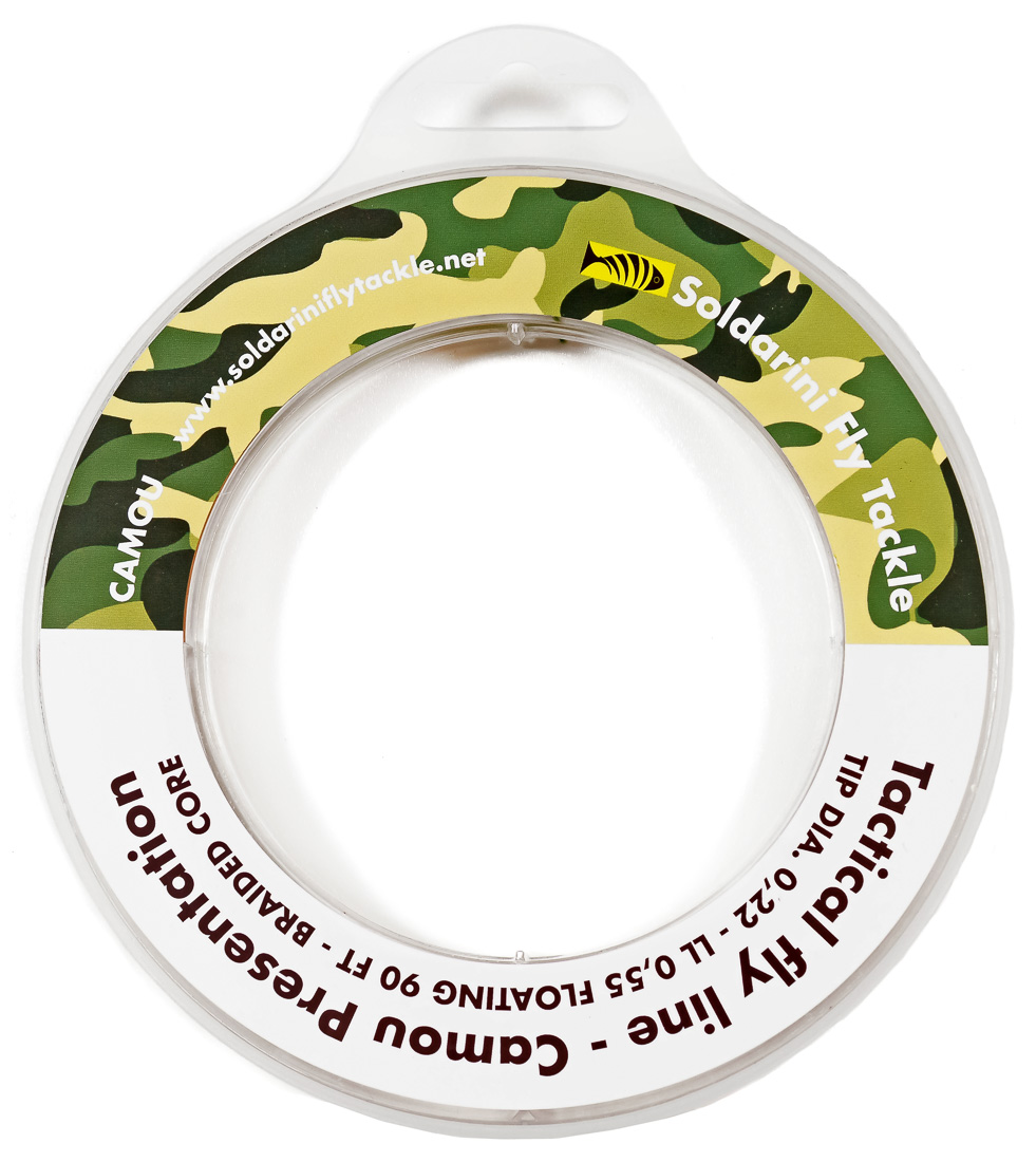 Soldarini-Tactical-Fly-Line-Camou Soldarini Fly Tackle Tactical Euro Nymph Fly Line Camou Presentation Fliegenschnur camou