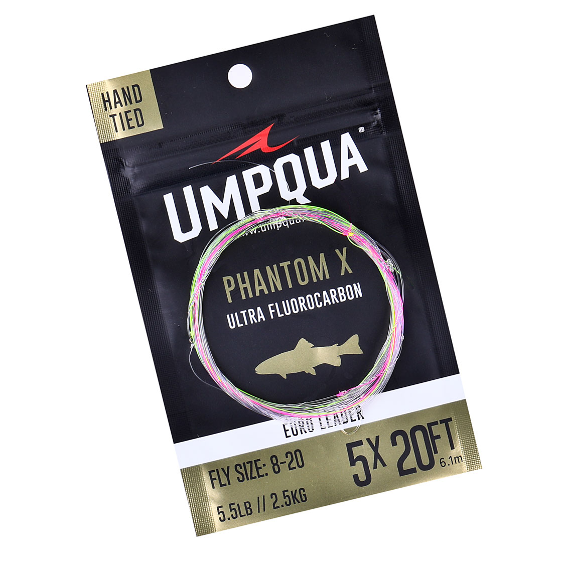 P-26684_Umpqua-Phantom-X-Euro-Nymph-Leader-20ft-Vorfach Umpqua Phantom X Euro Nymph Leader 20ft Vorfach
