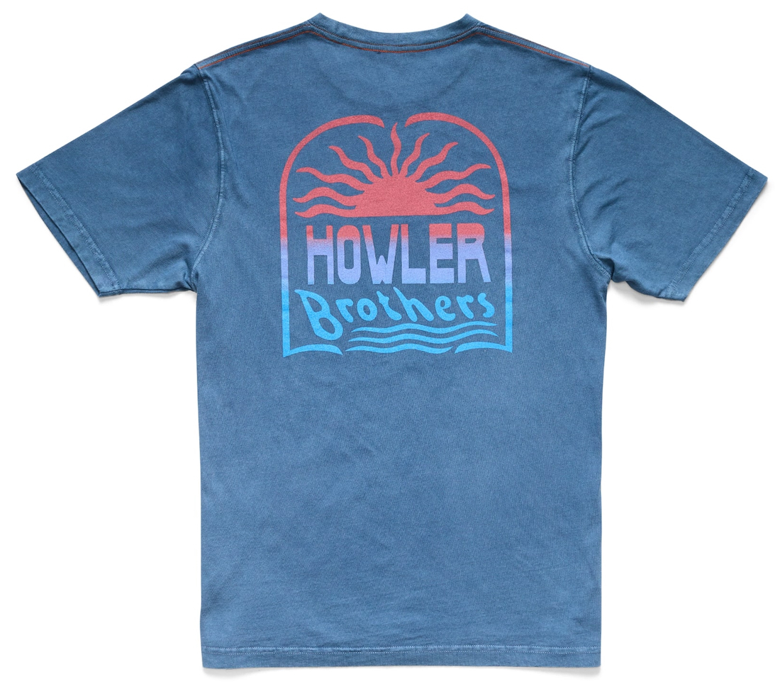 Howler Brothers Cotton T-Shirt - El Sol Key Largo Howler Brothers Cotton T-Shirt - El Sol Key Largo
