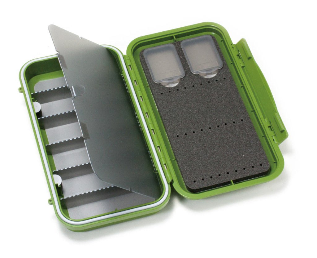 C&F Design CF-3406H wasserdichte Fliegenbox für Tubenfliegen olive