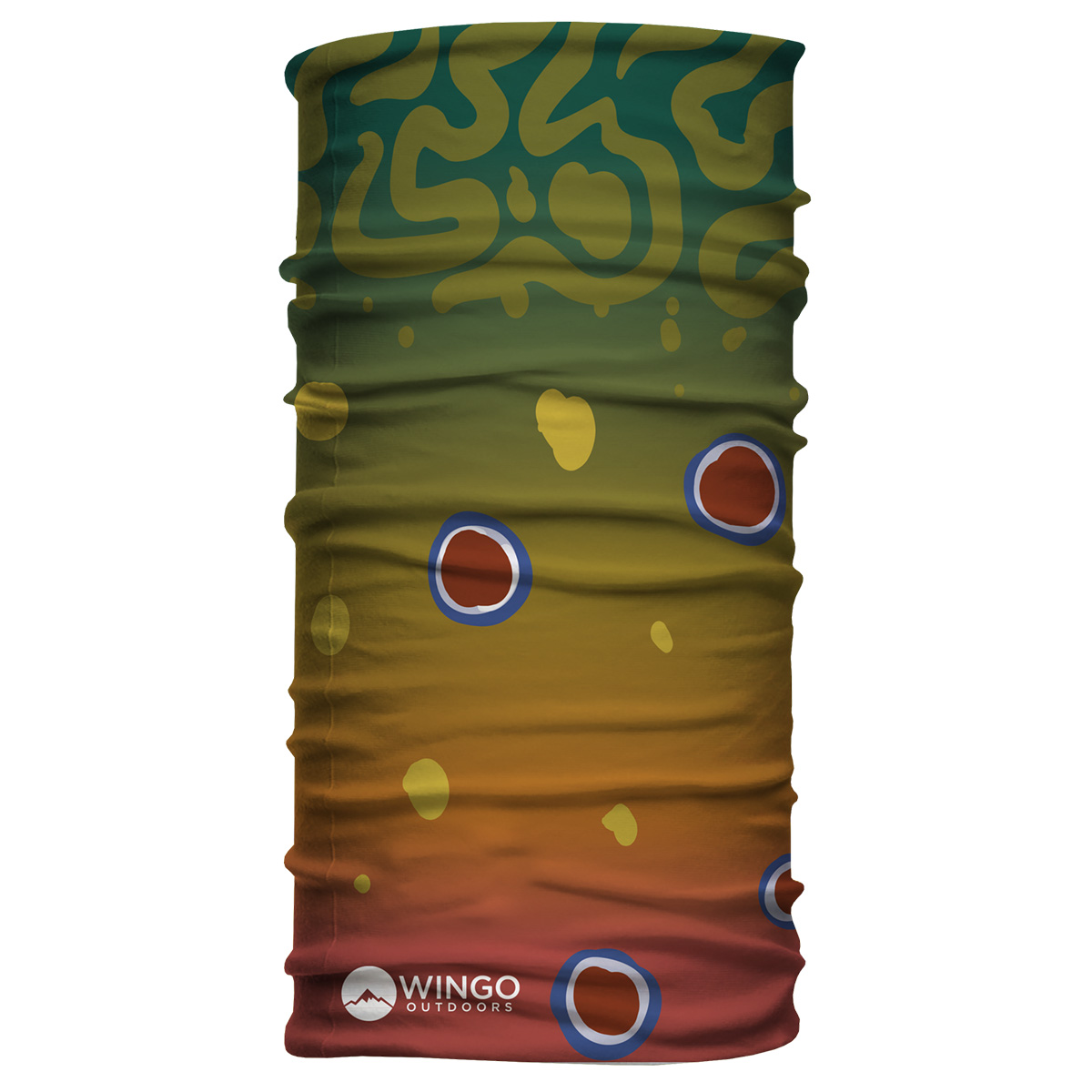 Wingo Fish Skin Neck Gaiter Nacken- und Halstuch Brook Trout v2.0
