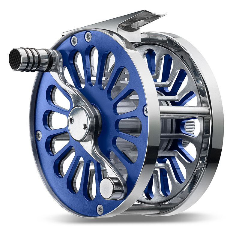 Vosseler Passion Alu Fliegenrolle blau