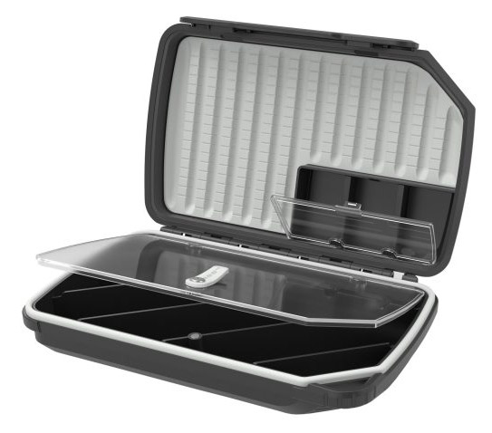 Loop Opti 180 Tube Fly Box Fliegenbox für Tubenfliegen carbon grey