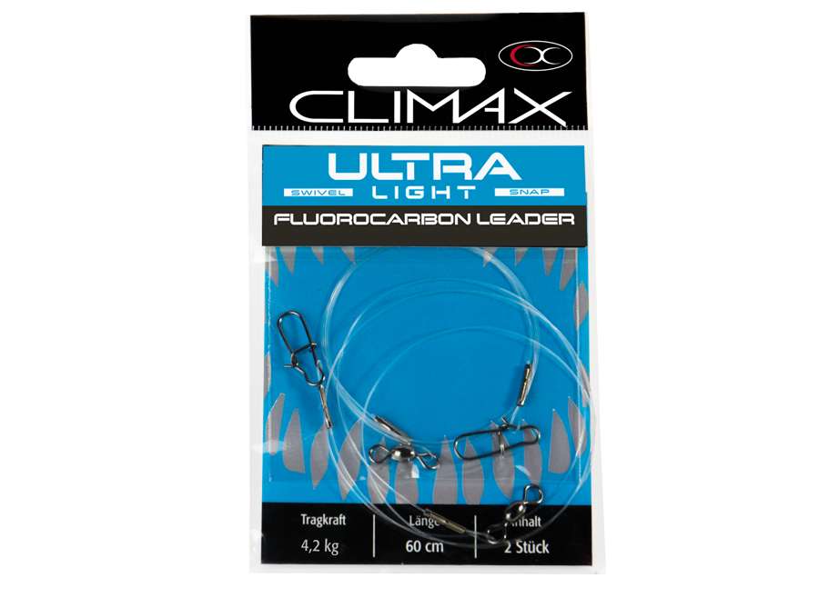 Climax Ultra Light Fluorocarbon Vorfach 5 kg 60 cm (Abbildung zeigt 4,2 kg Variante)
