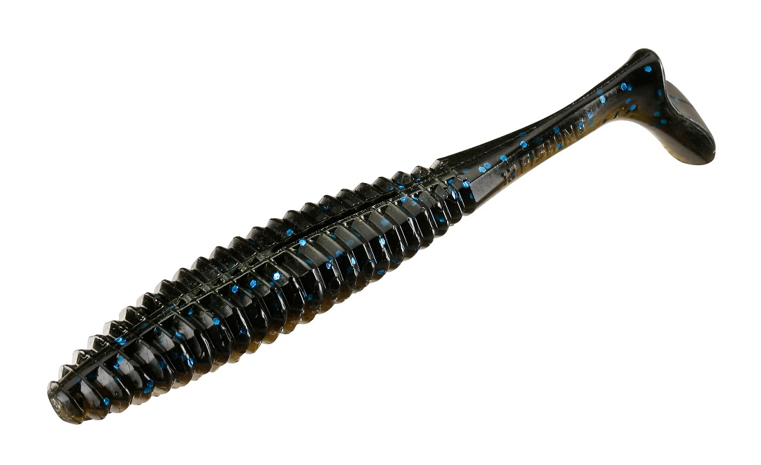 P-20426_13-_Fishing_Pleasure_Shad_Gummifisch_Black_Tan black & tan