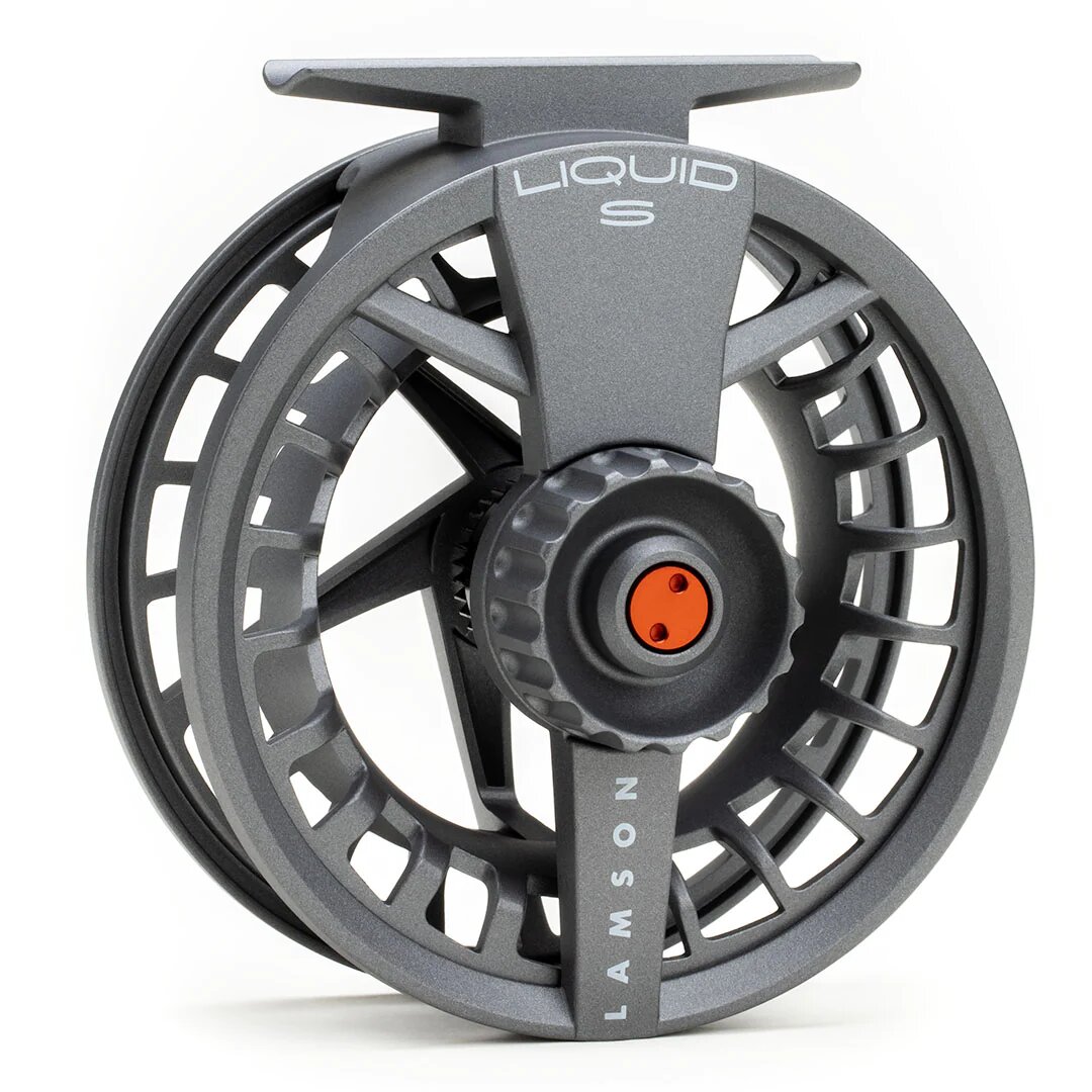 Lamson Liquid S Fliegenrolle smoke
